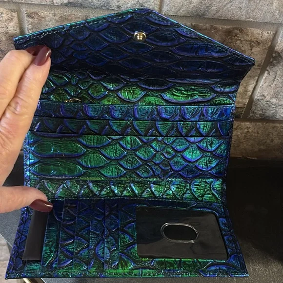 NWT Brahmin Caroline Emerald Lulia - Picture 3 of 11